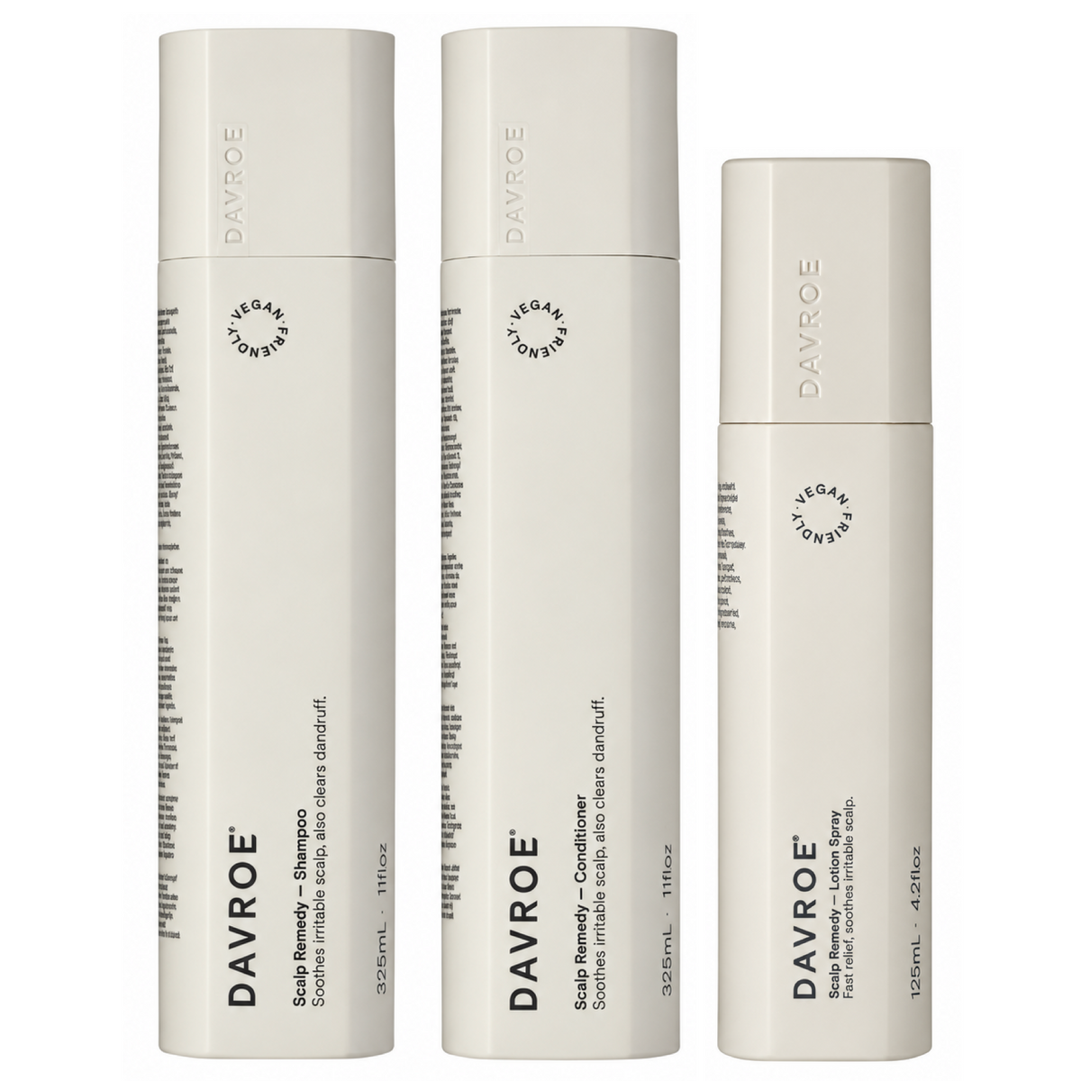 Davroe Scalp Remedy Shampoo and Conditioner 325ml + Scalp Lotion Spray (3pc)