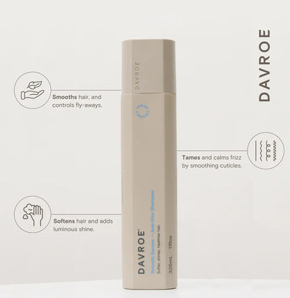 Davroe Smooth Senses Anti Frizz Shampoo 1000ml (2pc)
