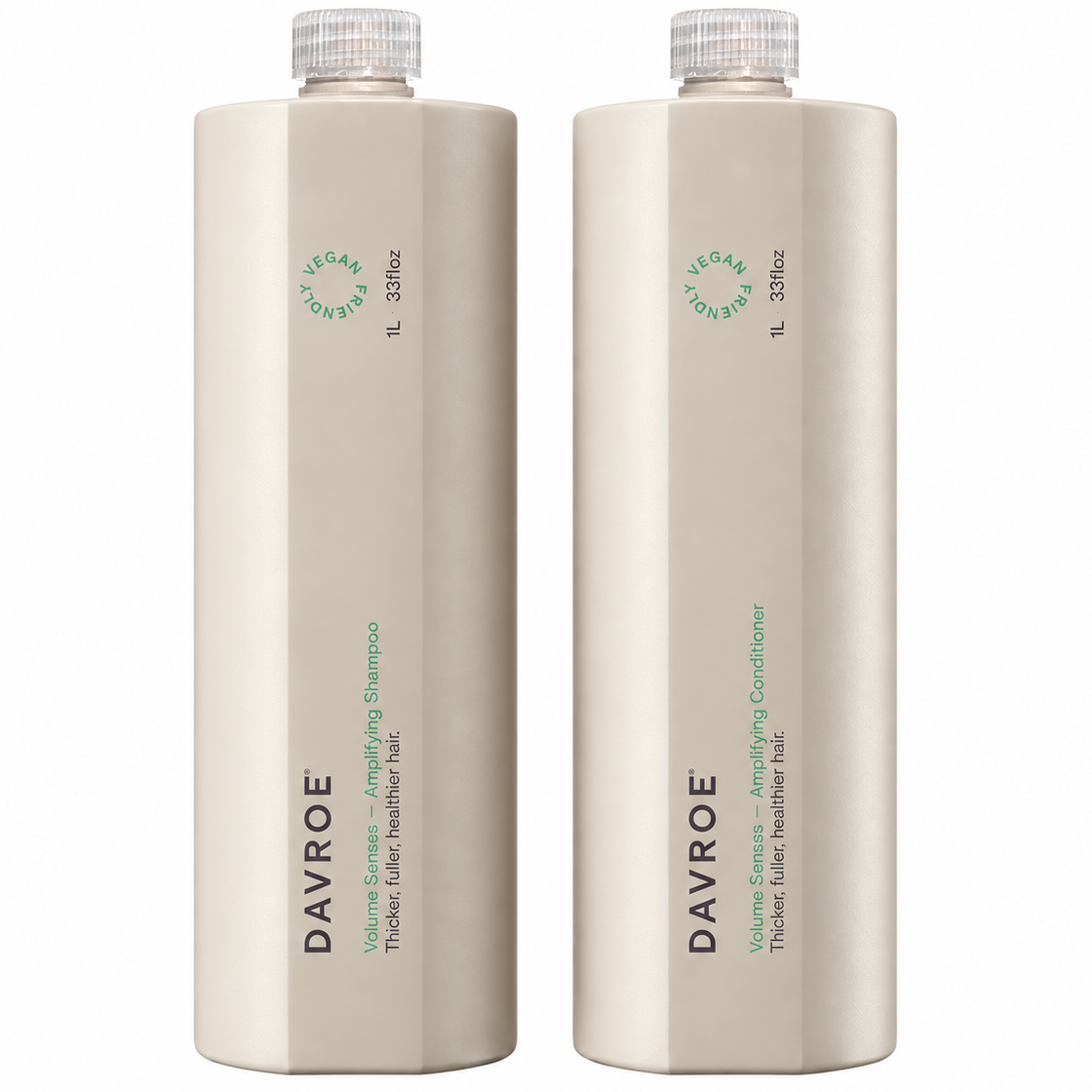 Davroe Volume Senses Amplifying Shampoo and Conditioner 1000ml