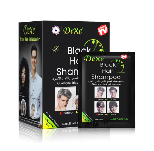 Dexe Black Hair Shampoo 25ml x 10 Kit