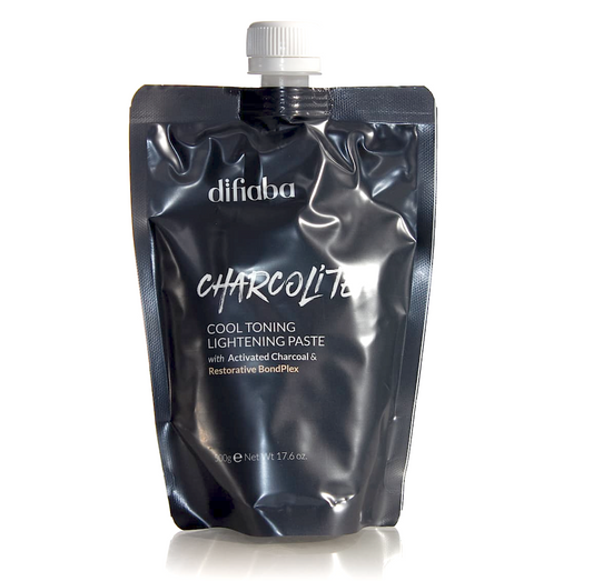 Difiaba Charcolite Cool Toning Lightening Paste Charcoal BlondPlex 500g