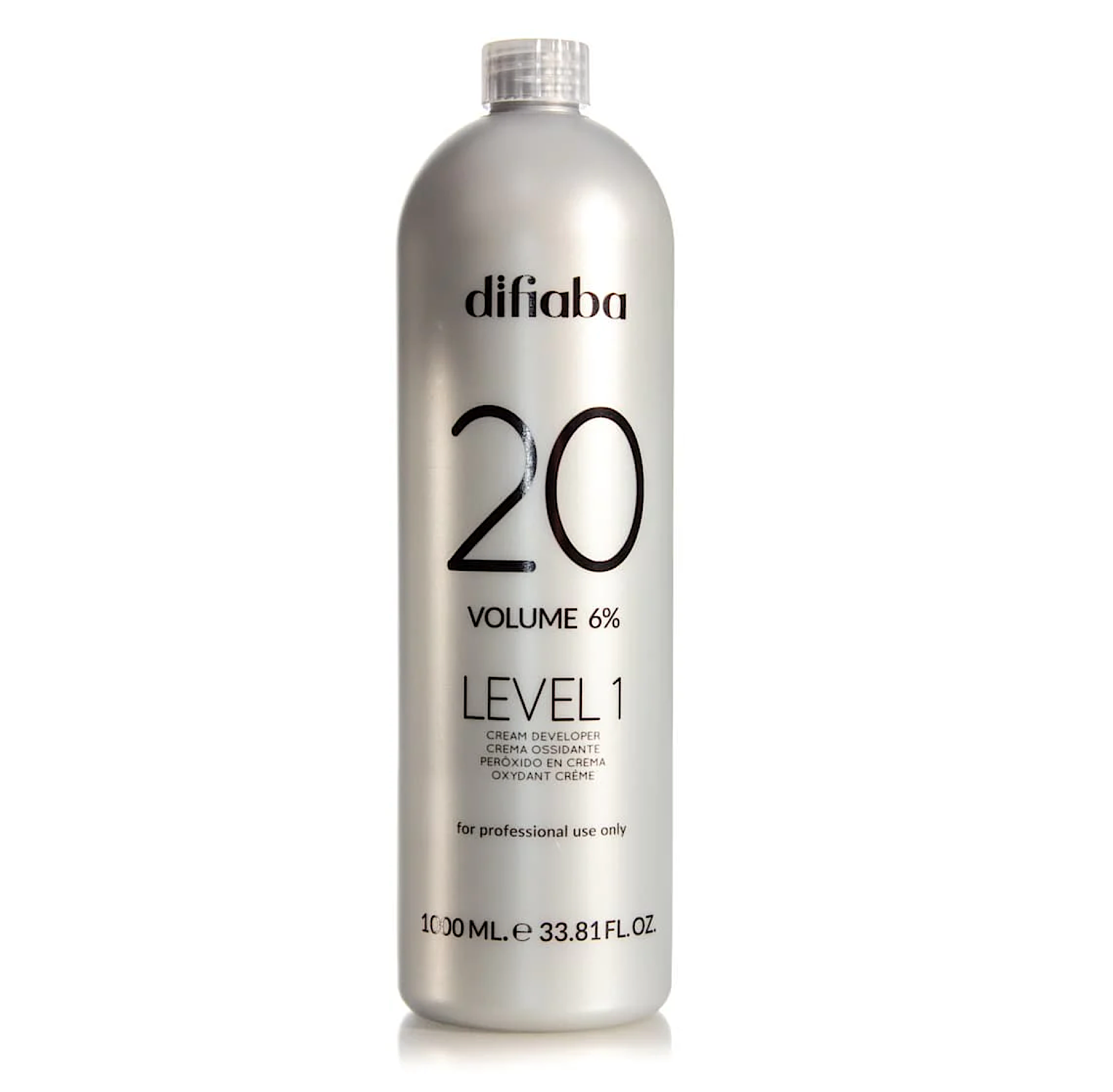 Difiaba Charcolite Cream Developer 20 Volume 6% Level 1 1000ml