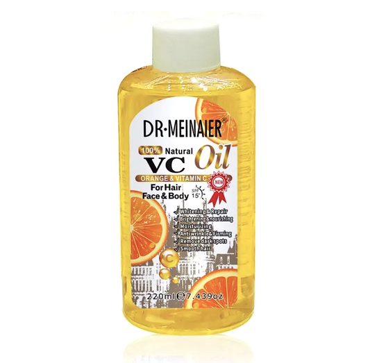 Dr Meinaier 100% Natural VC Oil Orange and Vitamin C Hair Face & Body 220ml