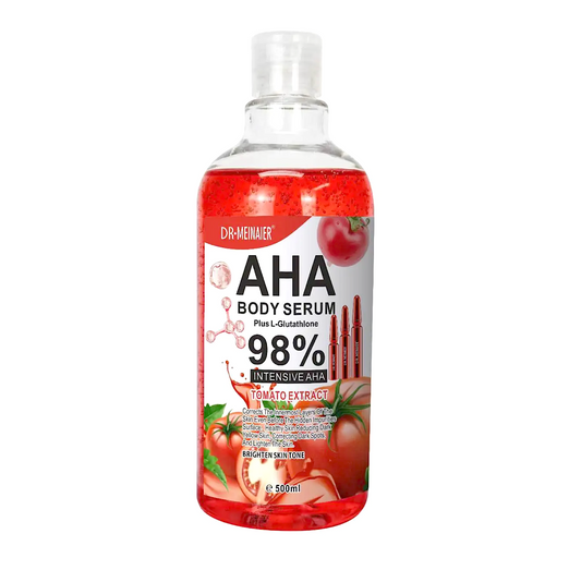 Dr Meinaier 98% AHA Body Serum Plus L-Glutathlone Tomato Extract 500ml