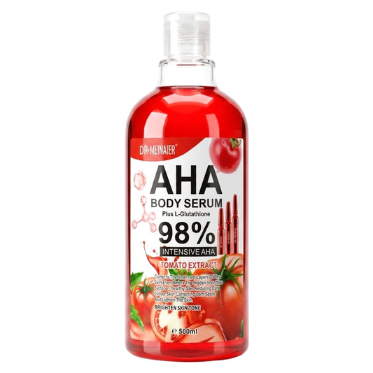 Dr Meinaier 98% AHA Body Serum Plus L-Glutathlone Tomato Extract 500ml