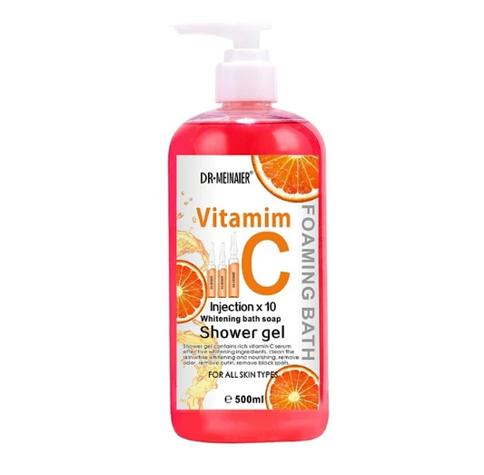 Dr Meinaier Vitamin C Injection x 10 Whitening Shower Gel 500ml
