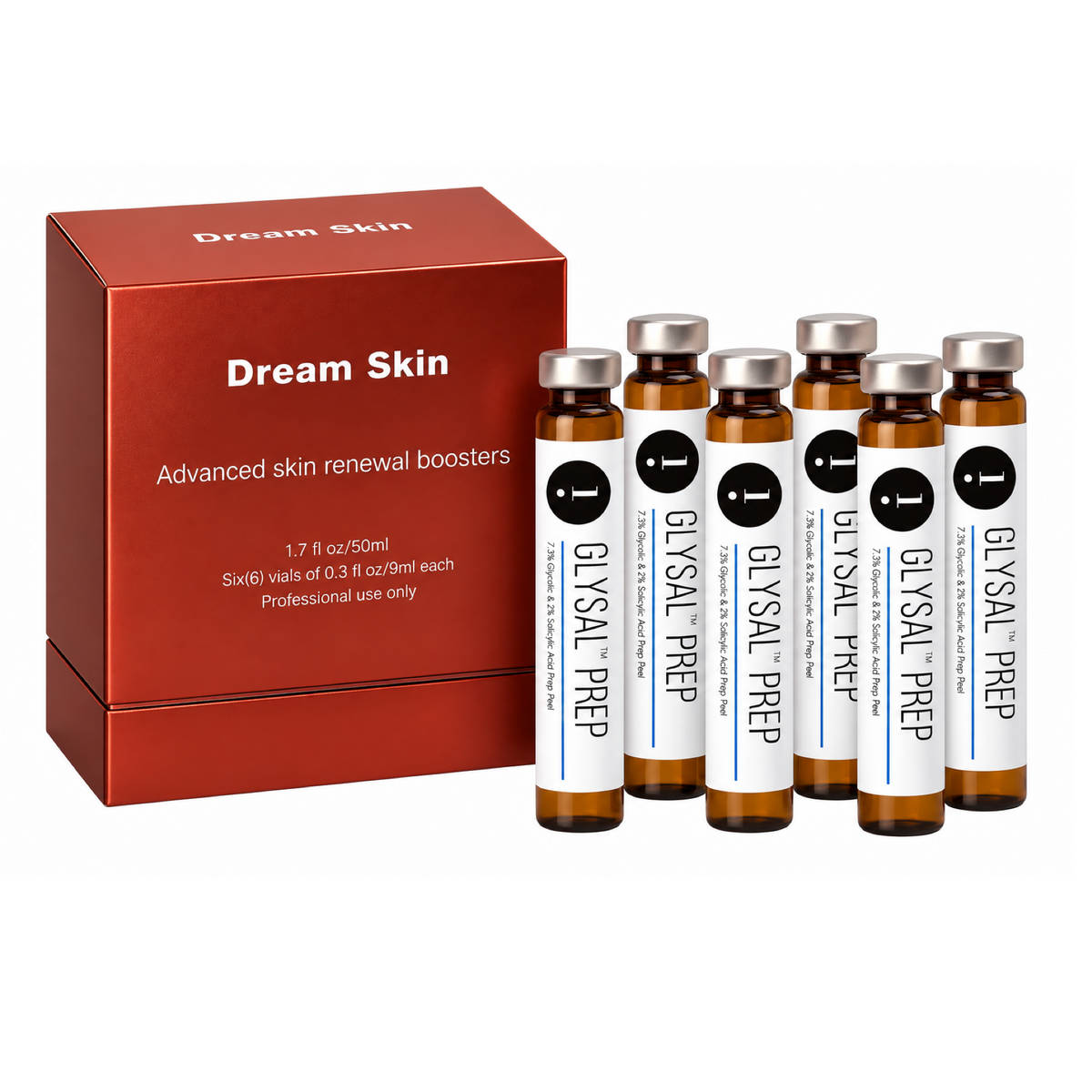 Dream Skin Glysal Prep Peel Boosters Professional grade (6pc)