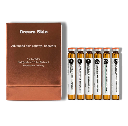 Dream Skin Oxygen Hydra Peel Skin Renewal Luxefacial Booster Serums (6pc)