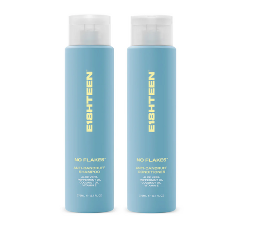 E18HTEEN No Flakes Anti Dandruff Shampoo and Conditioner 375ml