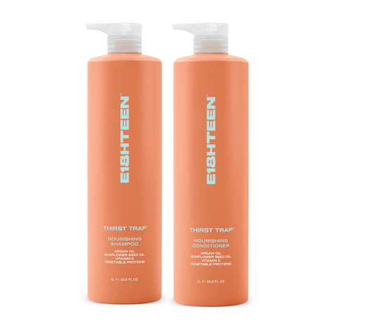 E18HTEEN Thirst Trap Nourishing Shampoo and Conditioner 1000ml