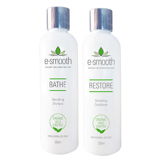 EVY E Smooth Bathe Smoothing Shampoo and Restore Conditioner 250ml