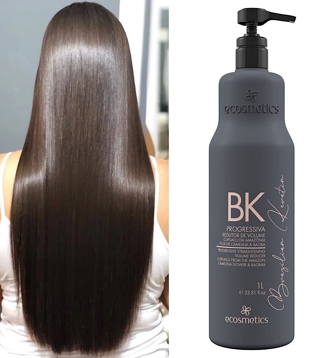 Ecosmetics Brazilian Keratin Deluxe Progressive Straightening Treatment 1000ml