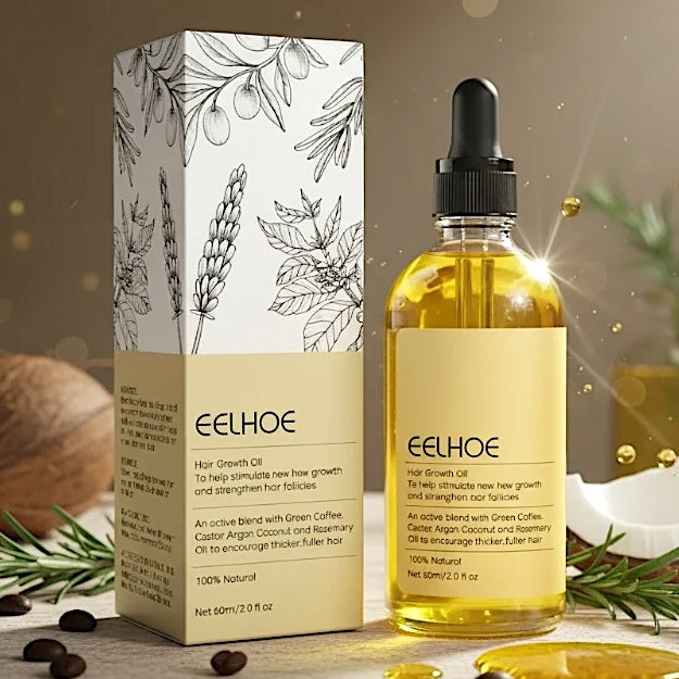 Eelhoe 100% Natural Hair Growth Oil 60ml 