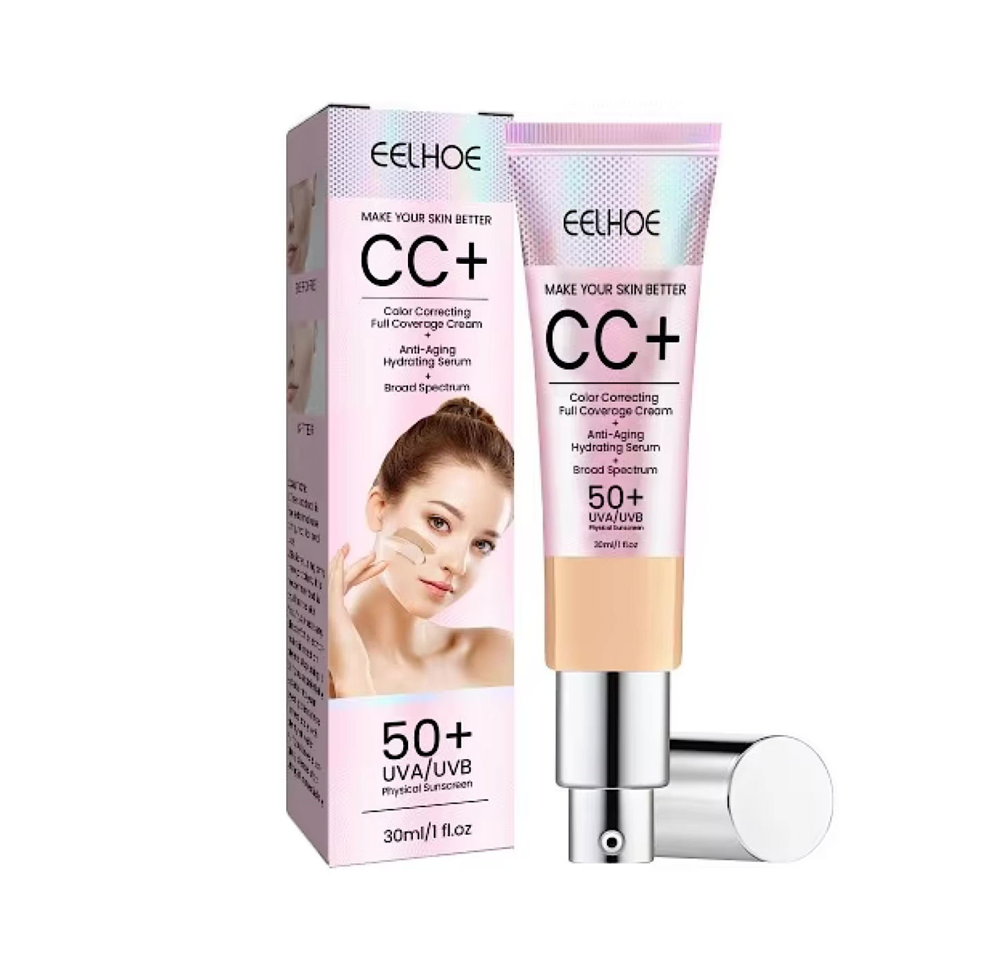 Eelhoe CC Color Correcting Full Coverage Cream SPF50 30ml
