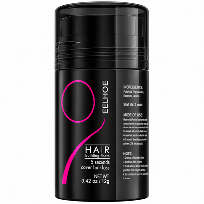 Eelhoe Hair Building Fibers 12g Dark Brown