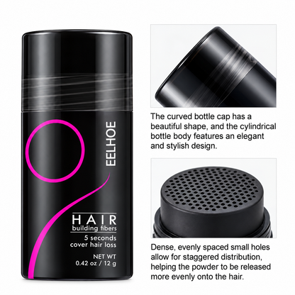 Eelhoe Hair Building Fibers 12g Dark Brown
