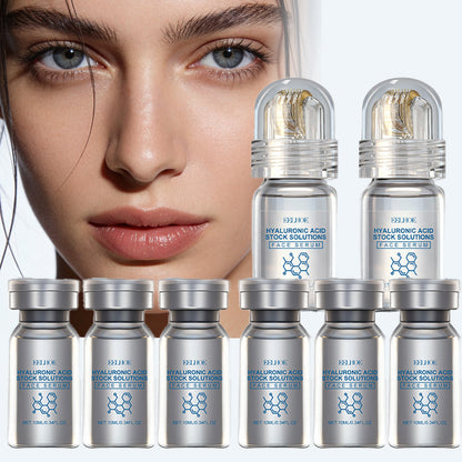 Eelhoe Titanium Hydra Roller Microneedling and Hyaluronic Acid Stock Solution Set