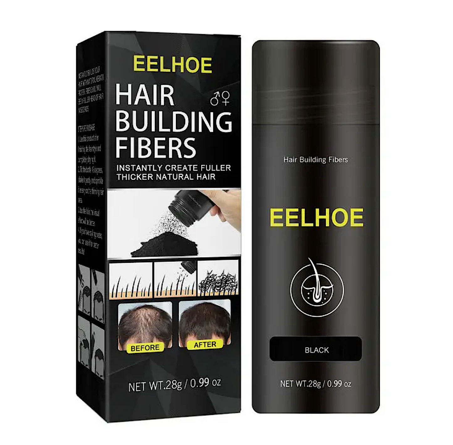Eelhoe Instant Hair Building Fibers 28g
