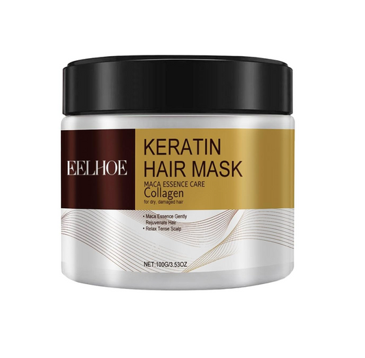 Eelhoe Keratin Hair Mask Maca Essence Care Collagen 100g