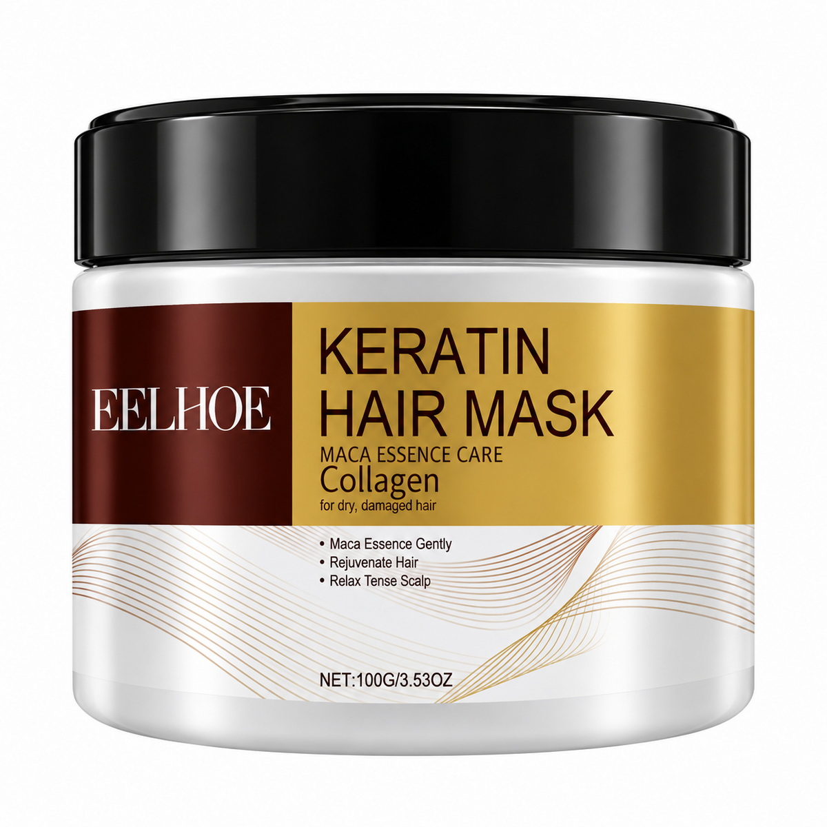 Eelhoe Keratin Hair Mask Maca Essence Care Collagen 100g