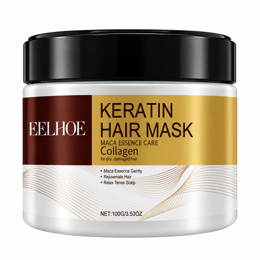 Eelhoe Keratin Hair Mask Maca Essence Care Collagen 100g