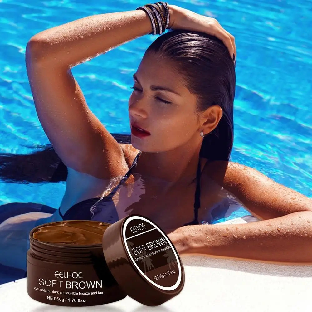 Eelhoe Soft Brown Tanning Accelerator Cream 50g