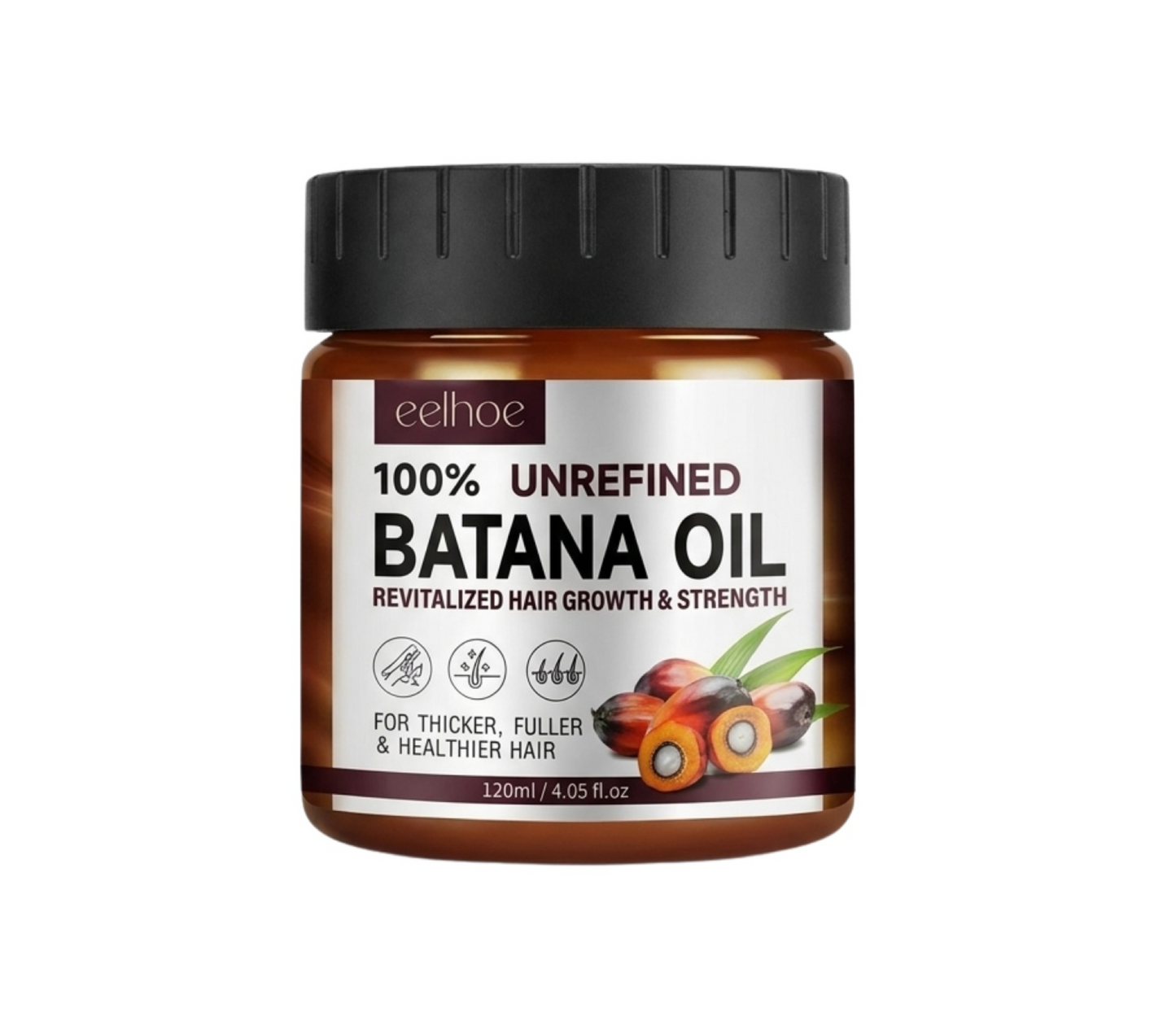 Eelhoe 100% Unrefined Batana Oil Regrowth Hair Mask 120ml
