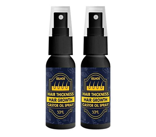 Eelhoe Hair Growth Castor Oil Spray 50ml (2pc)