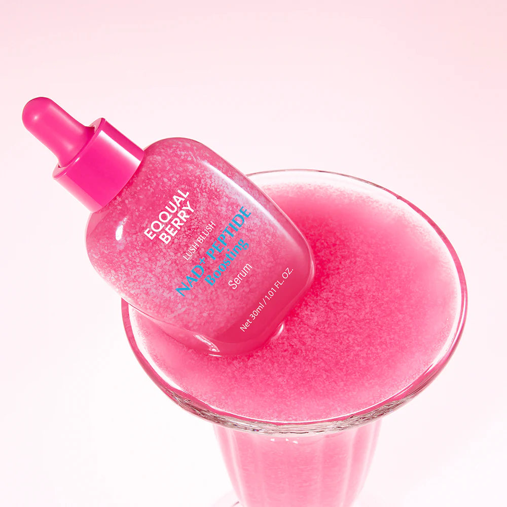 Eqqual Berry NAD+ Peptide Boosting Serum Lush Blush Korean Beauty 30ml