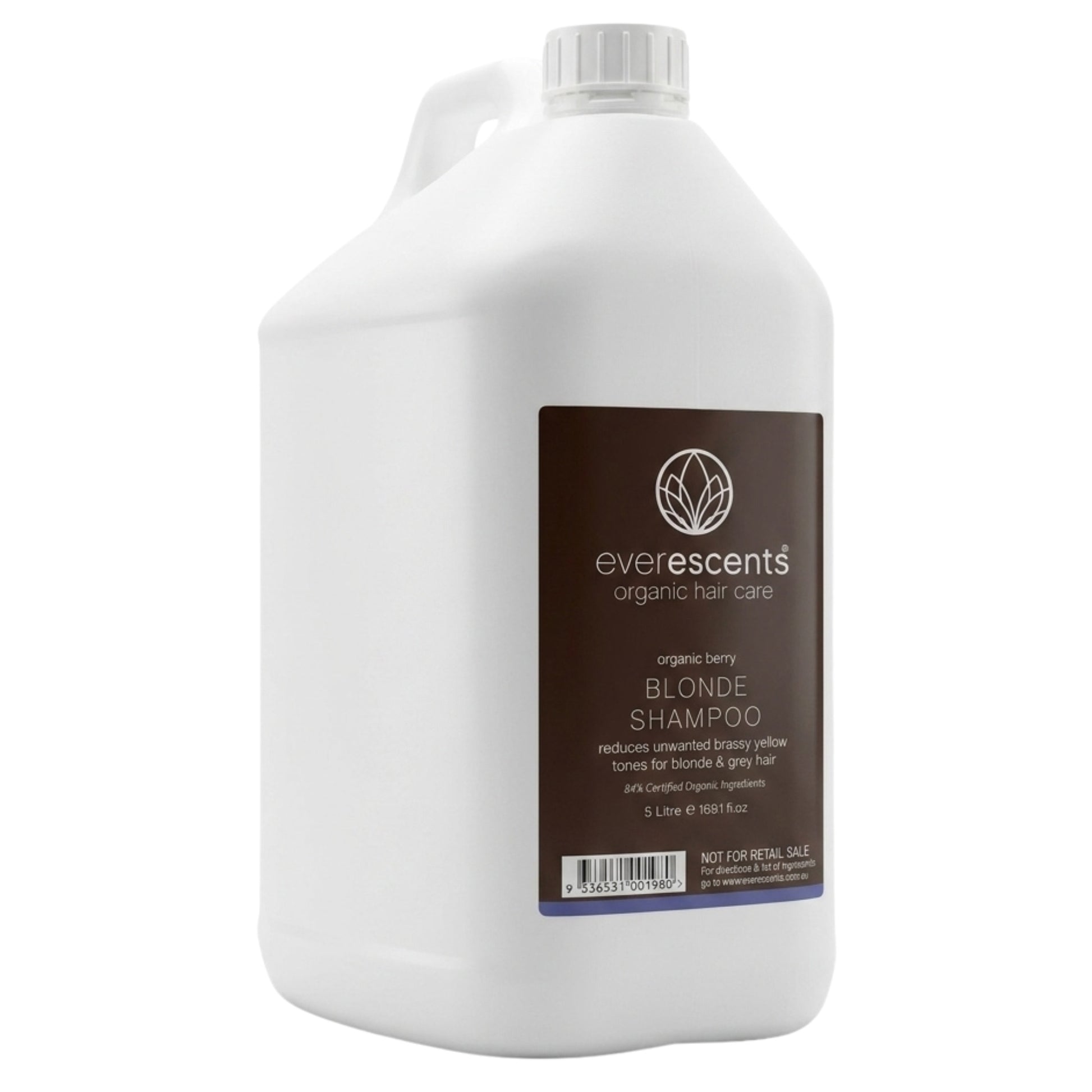 Everescents Organic Blonde Shampoo 5L Professional Use
