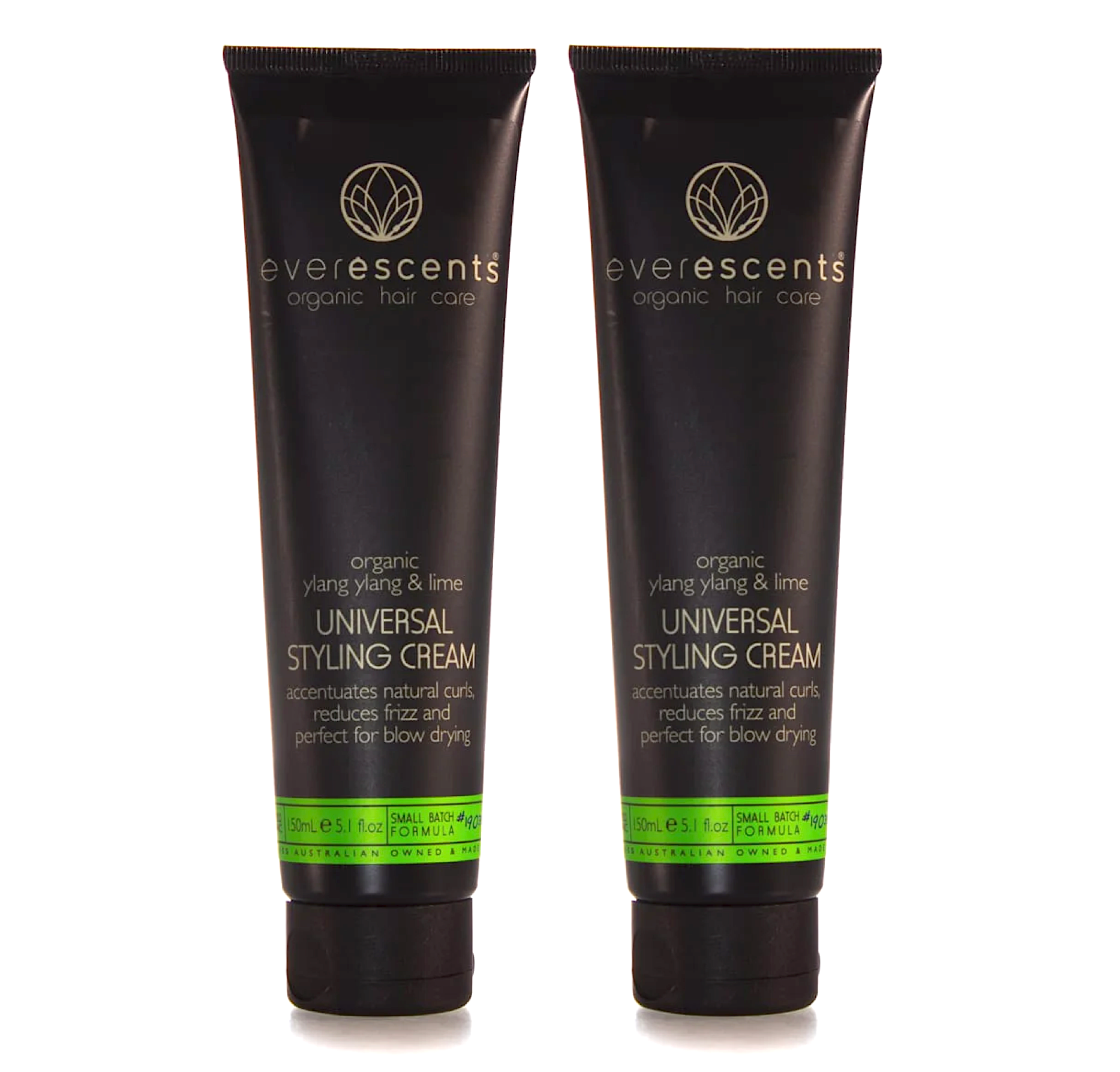 Everescents Organic Universal Styling Cream Ylang Yang 150ml (2pc)