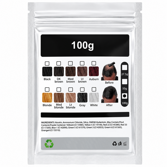 Everything Keratin Hair Building Fibers 100g Bulk