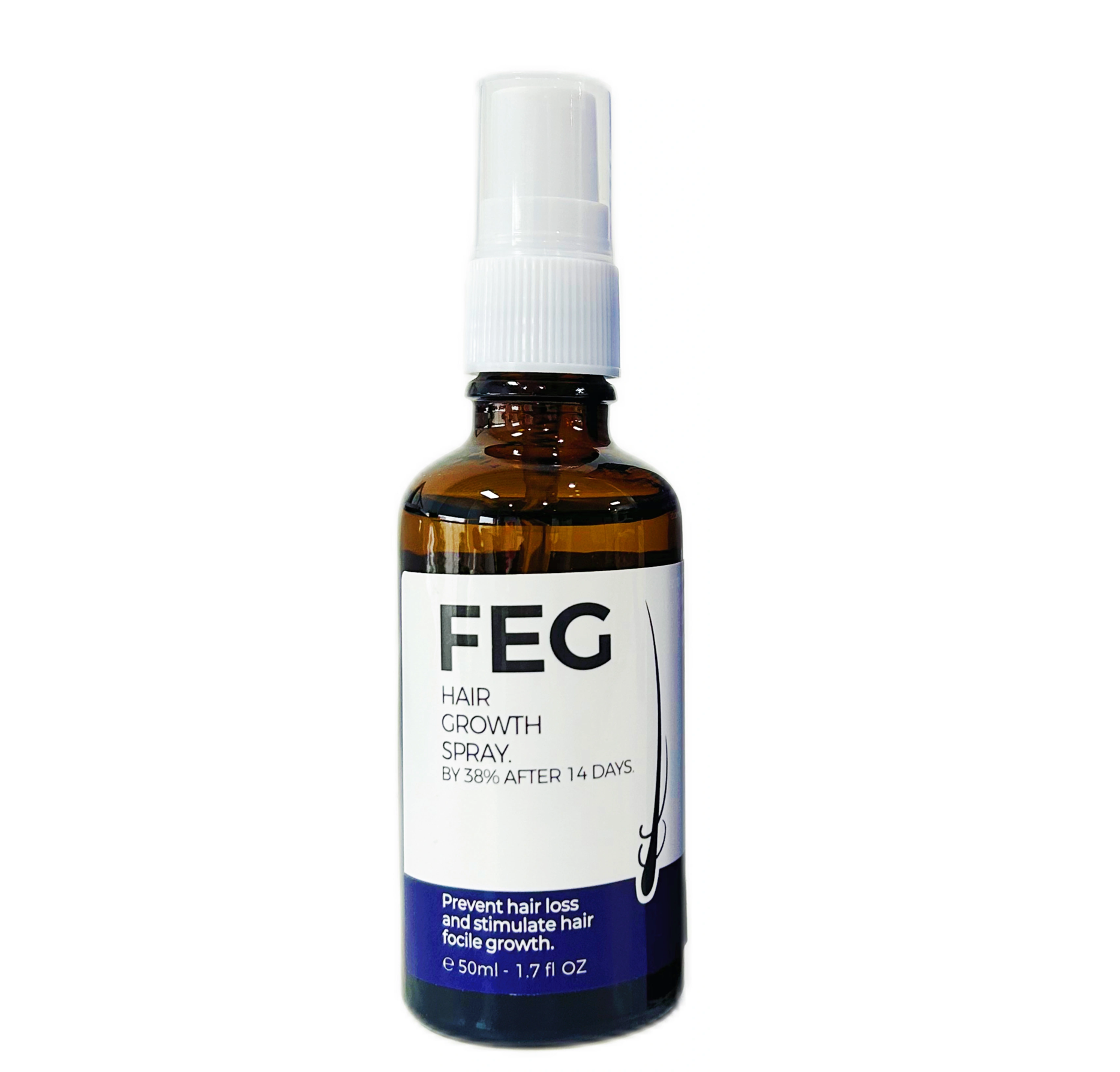 FEG Organic Hair Growth Spray 14 Days Booster 50ml 