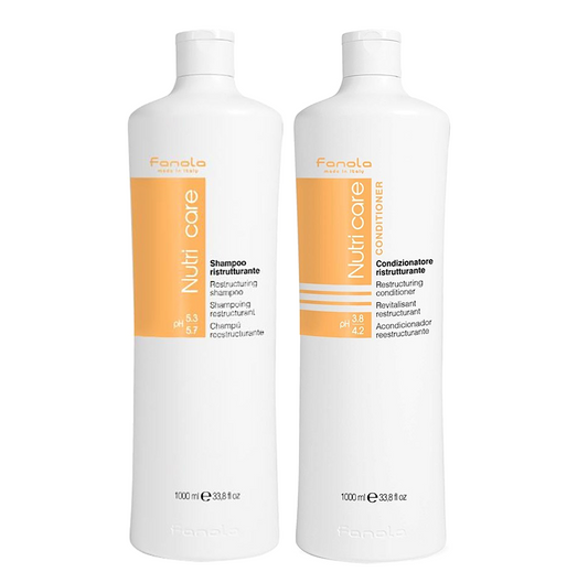 Fanola Nutricare Nourishing Restructuring Shampoo and Conditioner 1000ml