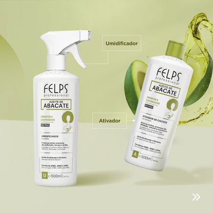 Felps Azeite Abacate Cachos Fixing Gelatin and Curls Humidifier Avocado 500ml