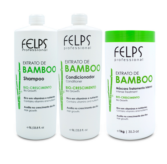 Felps Bamboo Extract Bio Hair Growth Shampoo Conditioner & Mask Trio