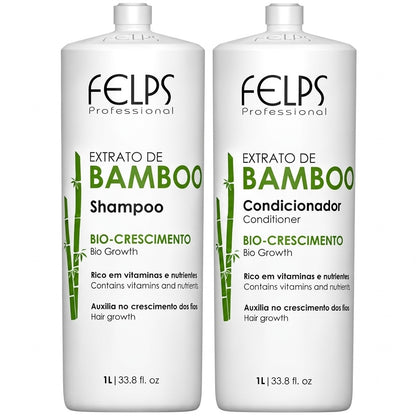 Felps Bamboo Extract Bio Hair Growth Shampoo and Conditioner 1000ml