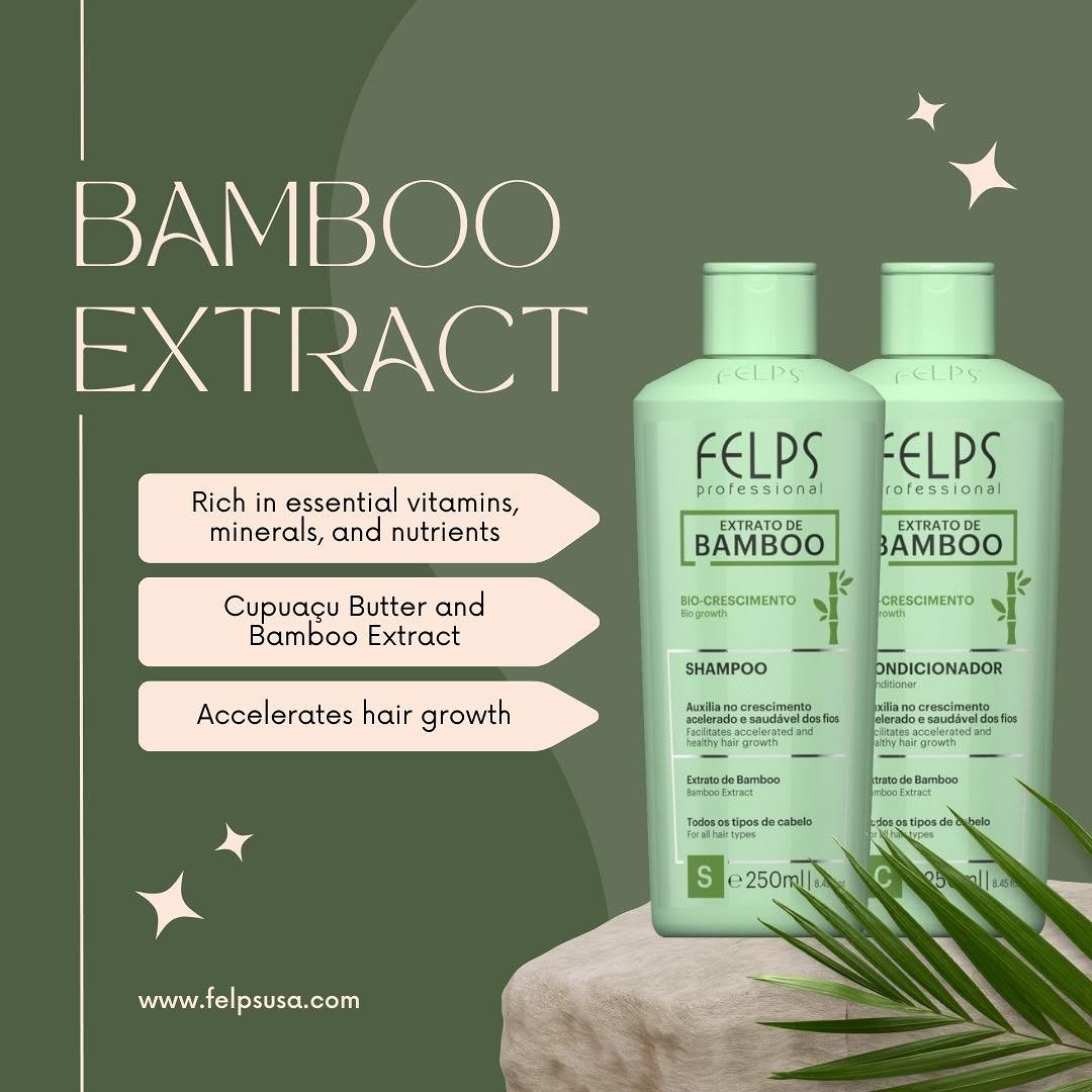 Felps Bamboo Extract Bio Hair Growth Shampoo and Conditioner 250ml