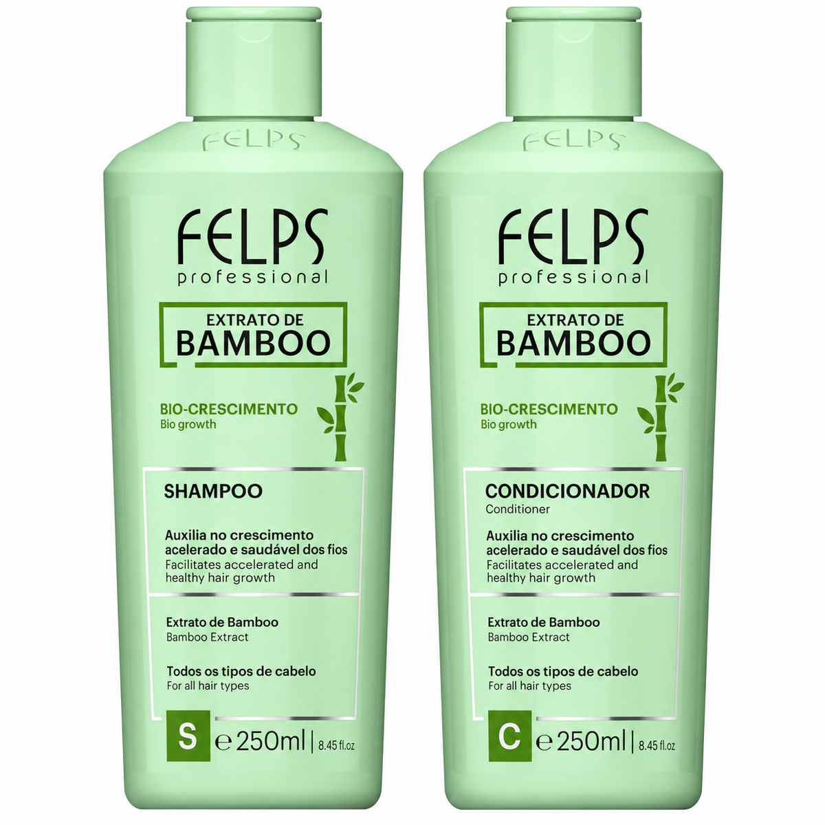 Felps Bamboo Extract Bio Hair Growth Shampoo and Conditioner 250ml