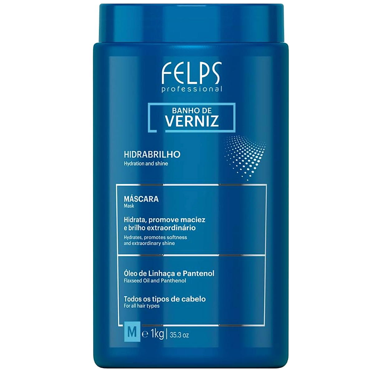 Felps Banho Verniz Mascara Bath Hydration and Shine Mask 1kg