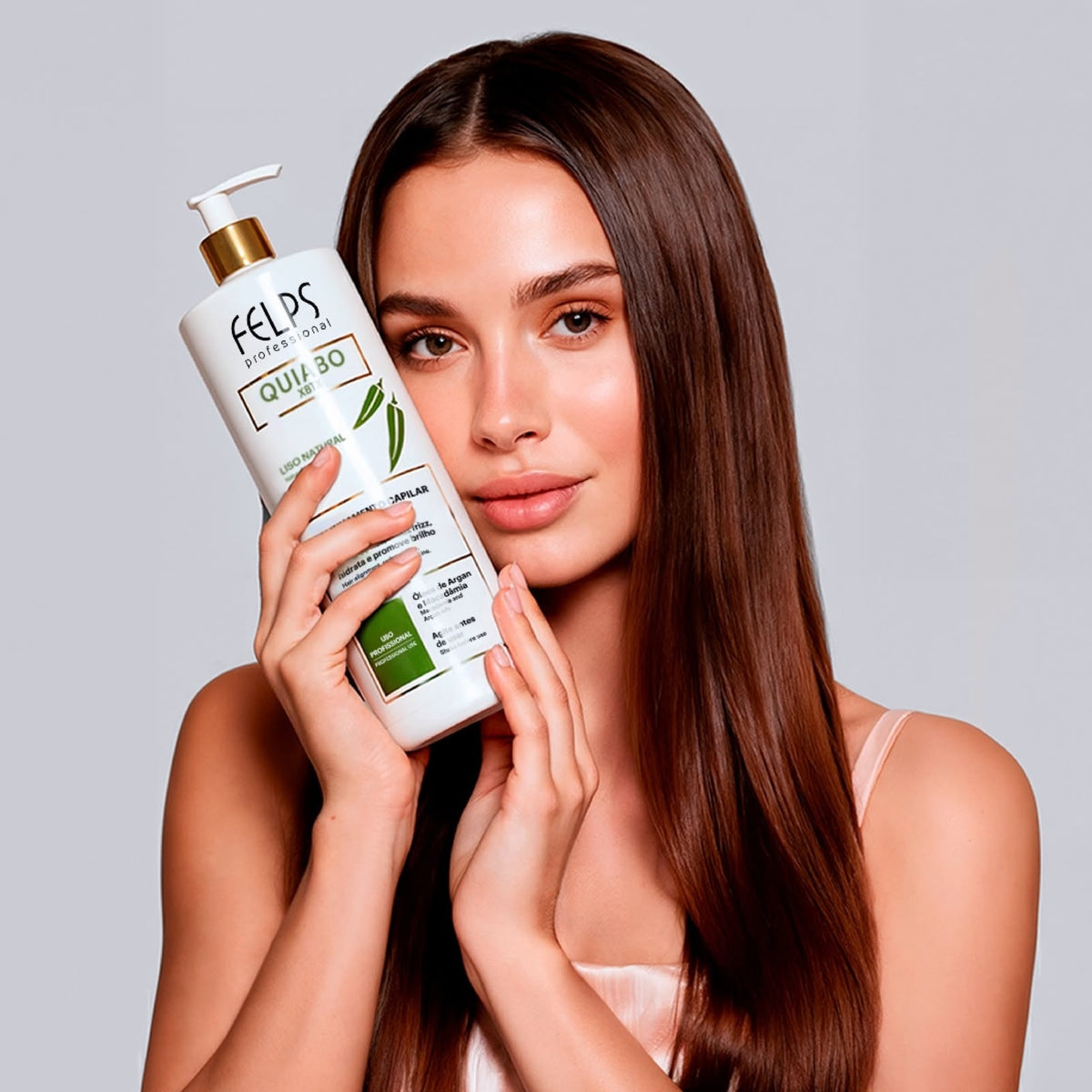 Felps Clarifying Anti-Residue Shampoo and Okra Quiabo Brazilian XBTX Anti Frizz Mask 1L (2pc)