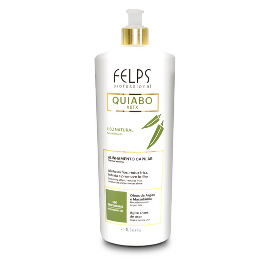 Felps Okra Quiabo Brazilian Progressive Keratin Thermal Sealing 1000ml