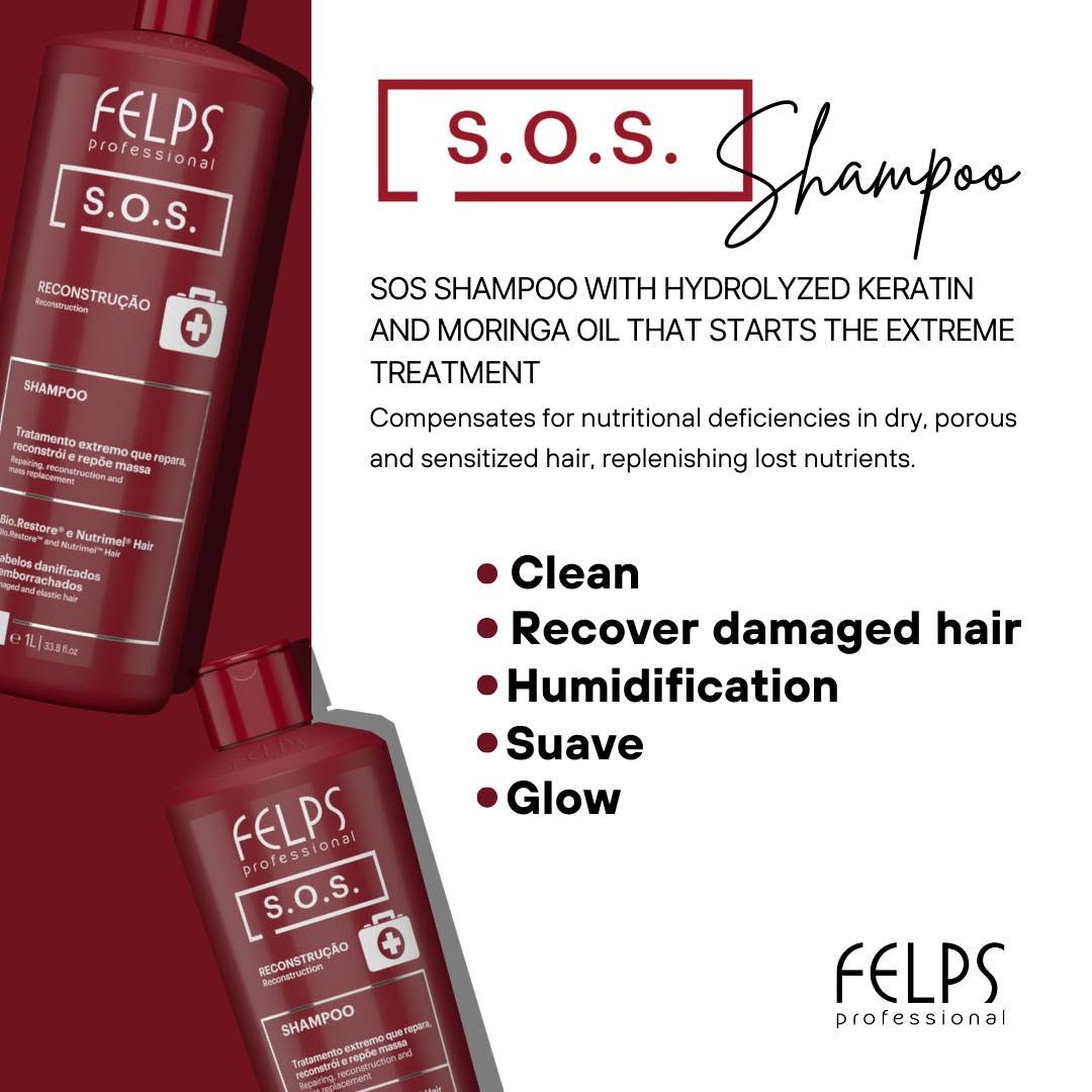 Felps SOS Extreme Reconstruction Treatment Shampoo 1000ml