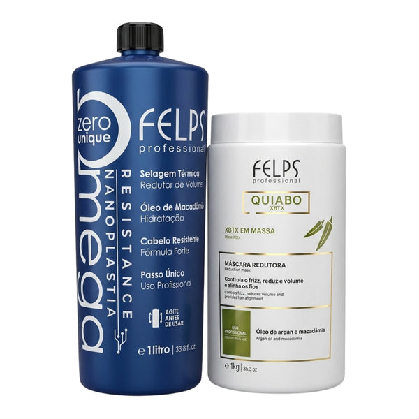 Felps Thermal Sealing Omega Zero Nanoplastia & XBTX Okra Smoothing Mask Duo