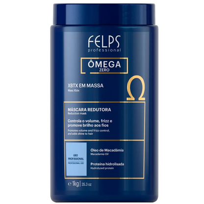 Felps XBTX Omega Zero Volume Control Reduction Mask Macadamia Oil 1000ml