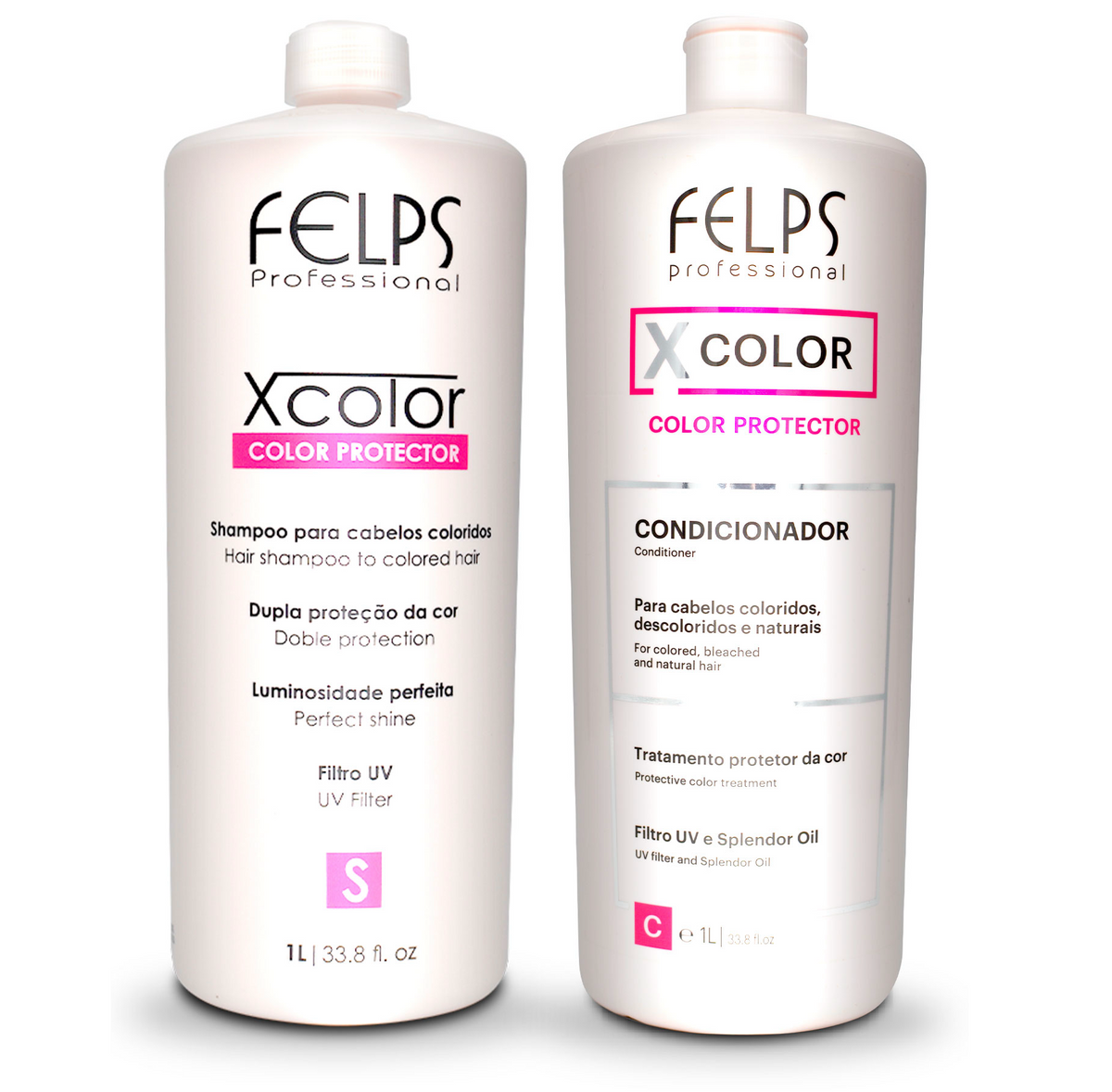 Xcolor Color Options Felps XColor Color Protector Shampoo and Conditioner 1000ml ...
