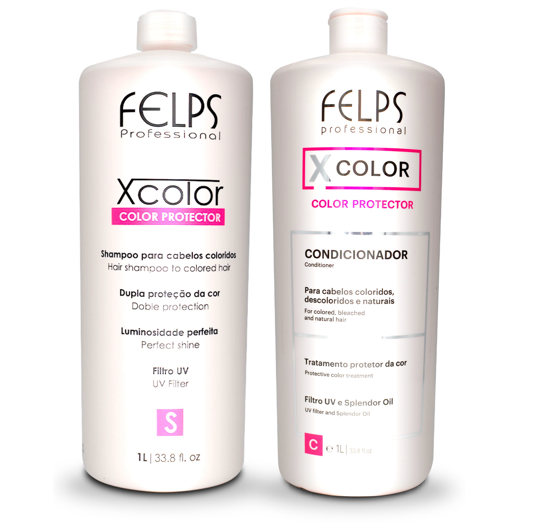  Felps XColor Color Protector Shampoo and Conditioner 1000ml