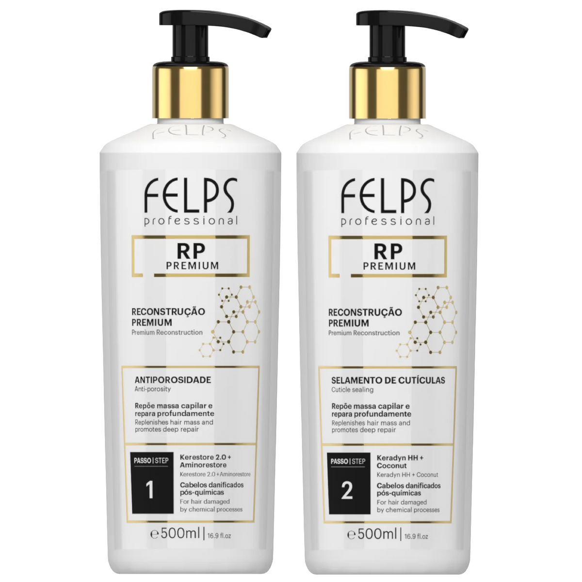 Felps Color RP Premium Reconstruction Thermal Sealing Keratin Treatment Duo