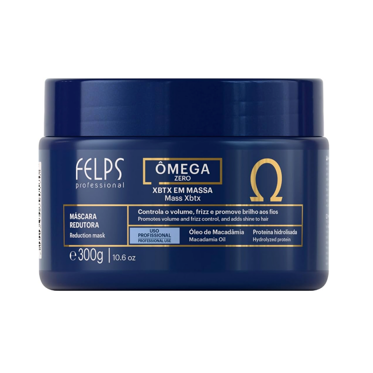 Felps XBTX Omega Zero Volume Control Reduction Mask Macadamia Oil 300g