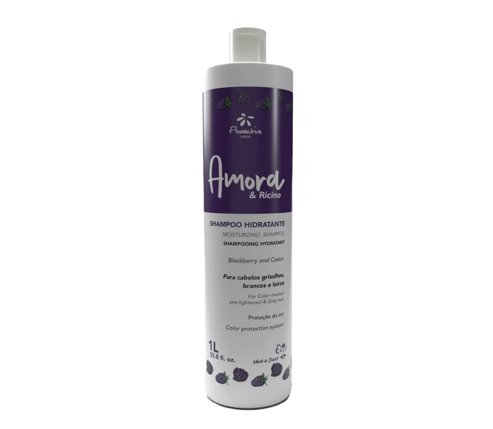 Floractive Amora Blackberry & Castor Shampoo 1000ml